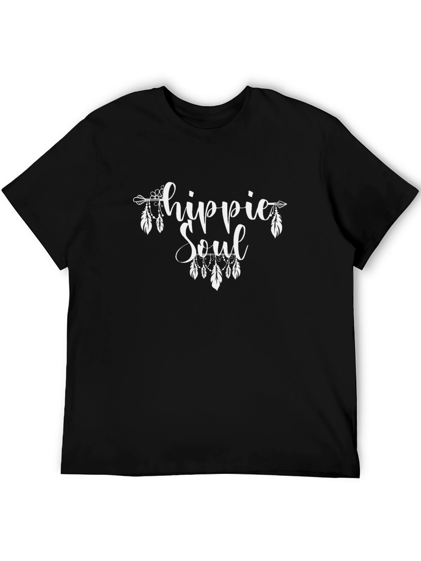 Hippie Soul Graphic T-Shirt - Black Tee
