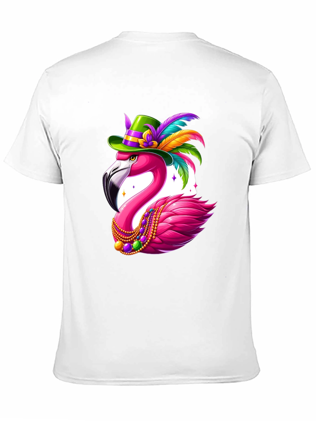 Festive Flamingo Graphic Tee