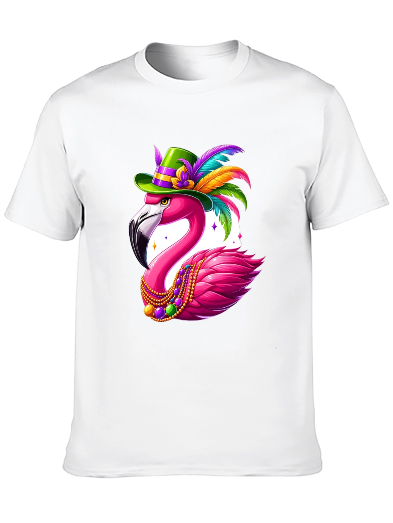 Festive Flamingo Graphic Tee