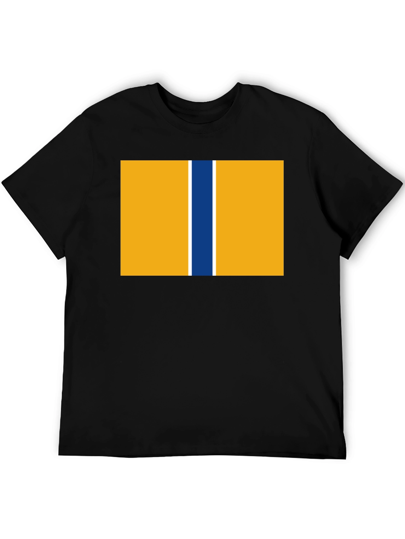 Striped Block Graphic Tee