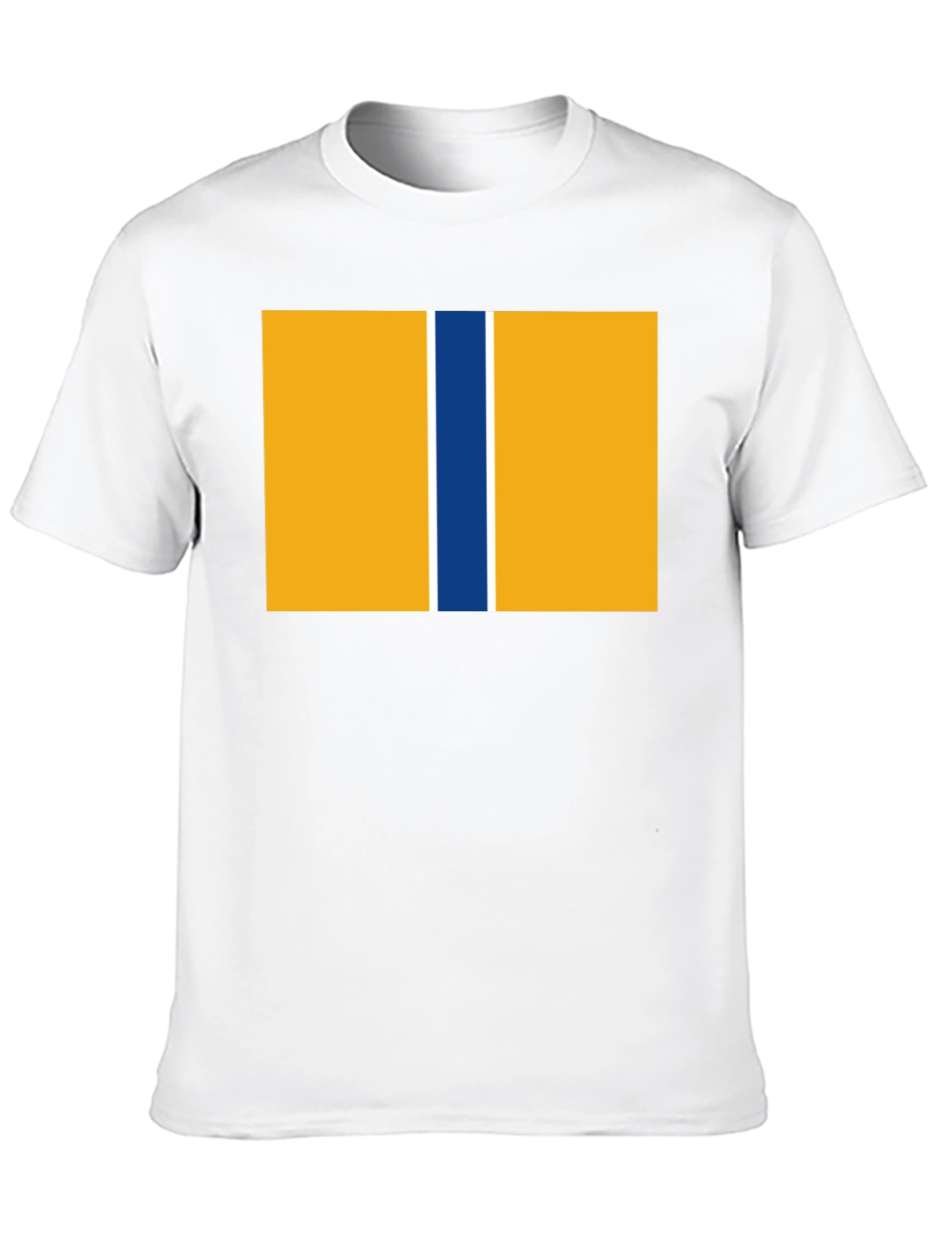 Striped Block Graphic Tee