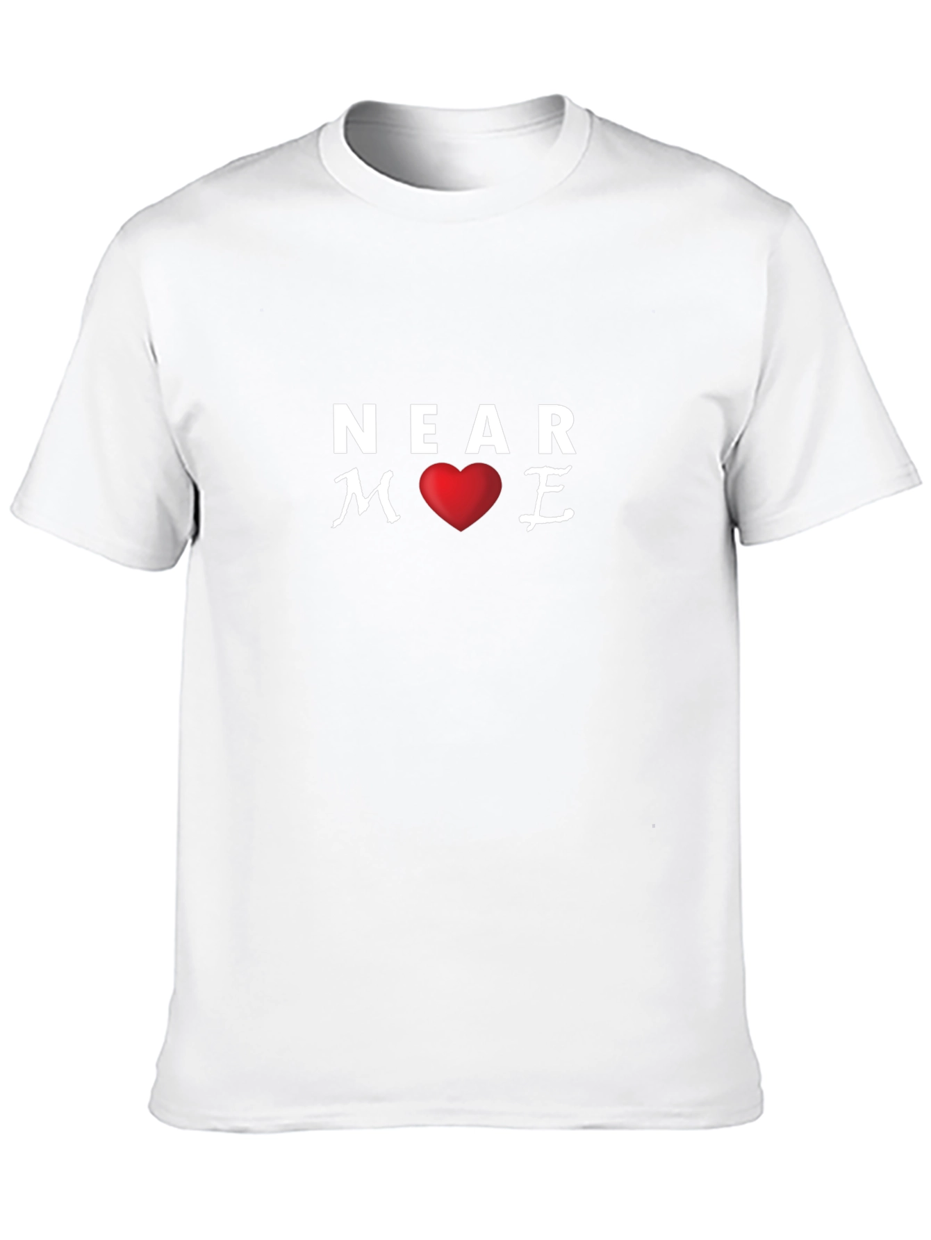 Near Heart Me Black T-Shirt
