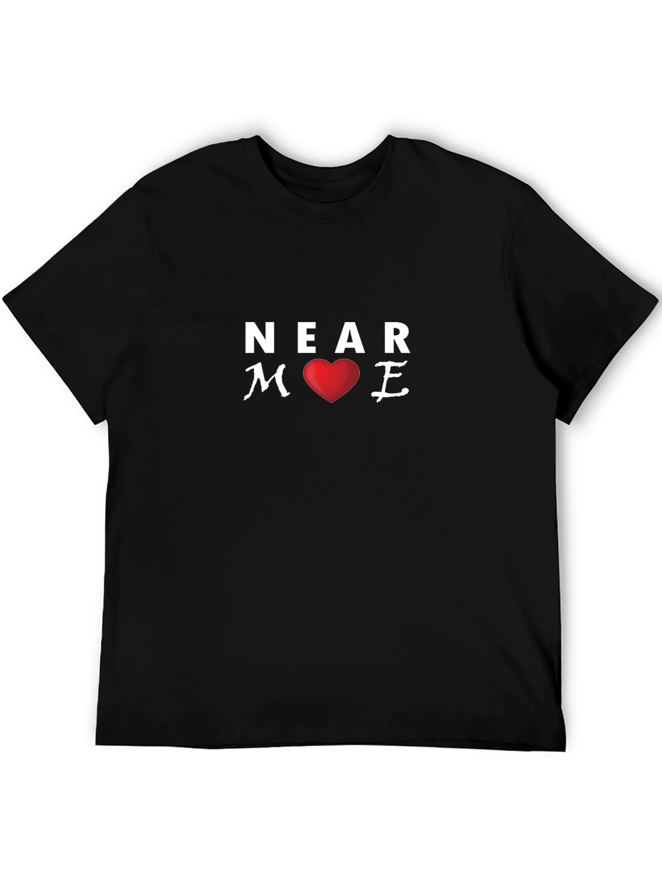 Near Heart Me Black T-Shirt