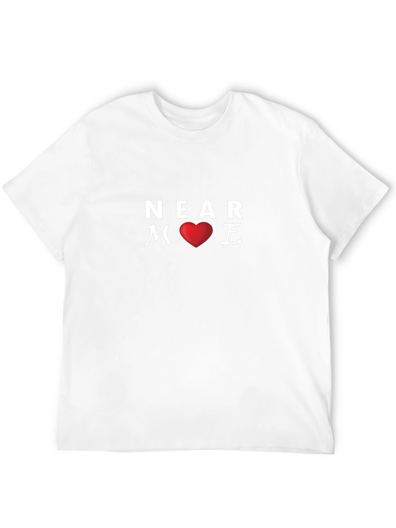 Near Heart Me Black T-Shirt