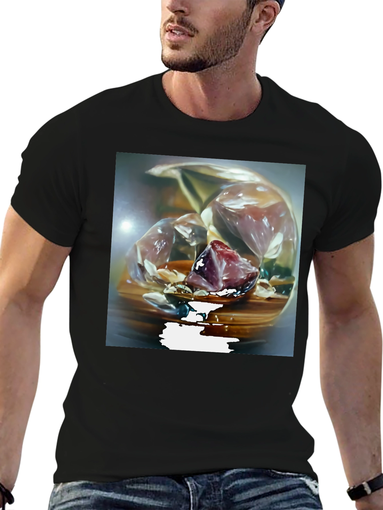 Abstract Food Art T-Shirt