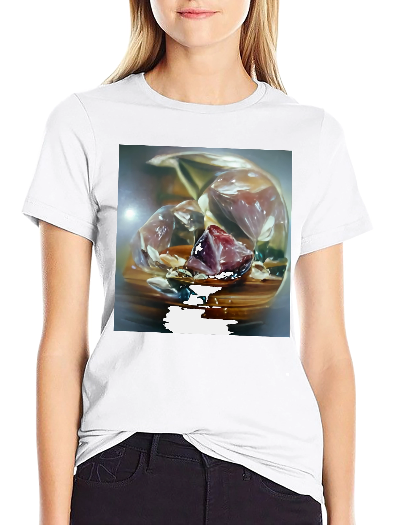 Abstract Food Art T-Shirt