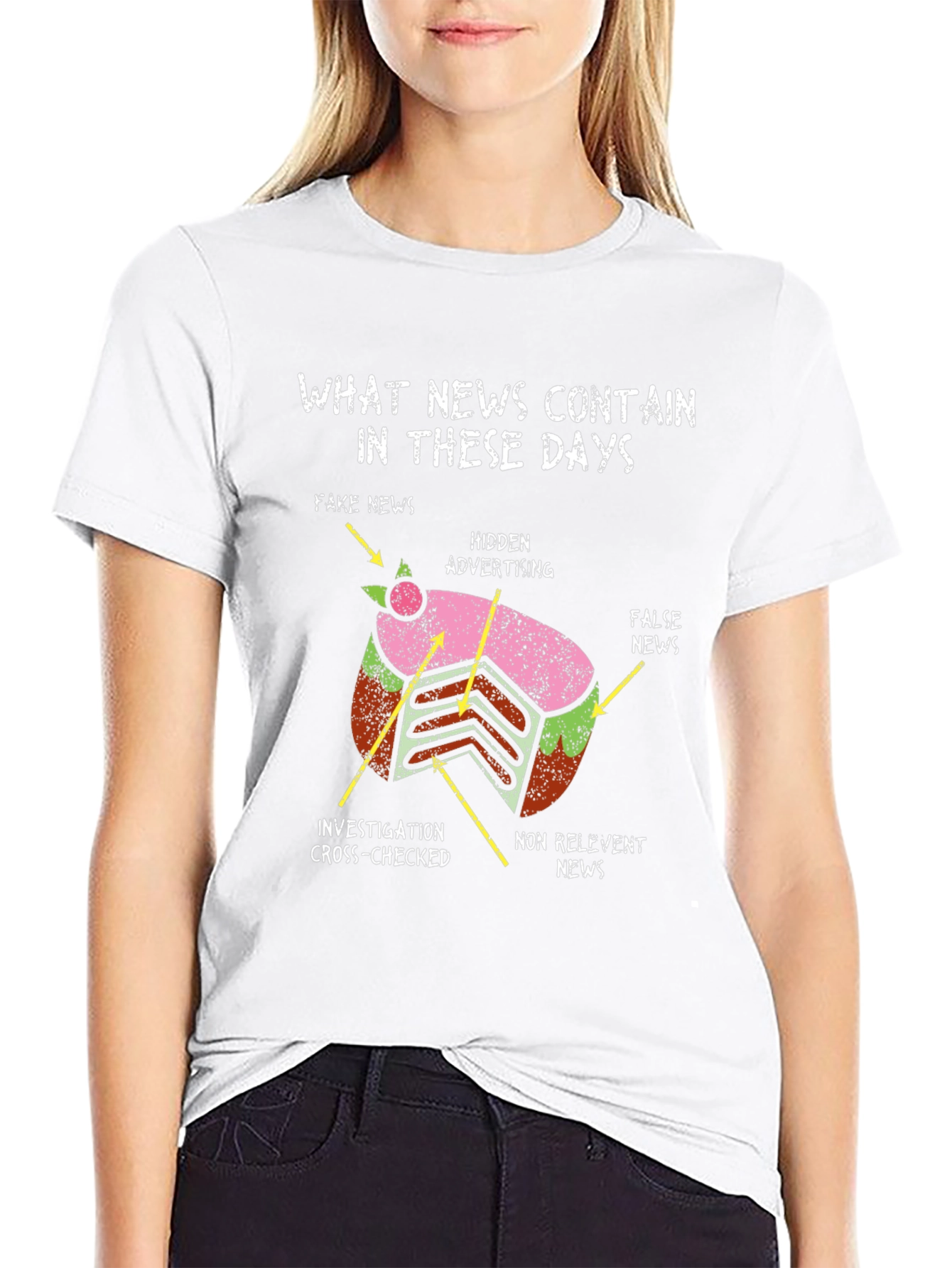 Humorous News Critique T-Shirt