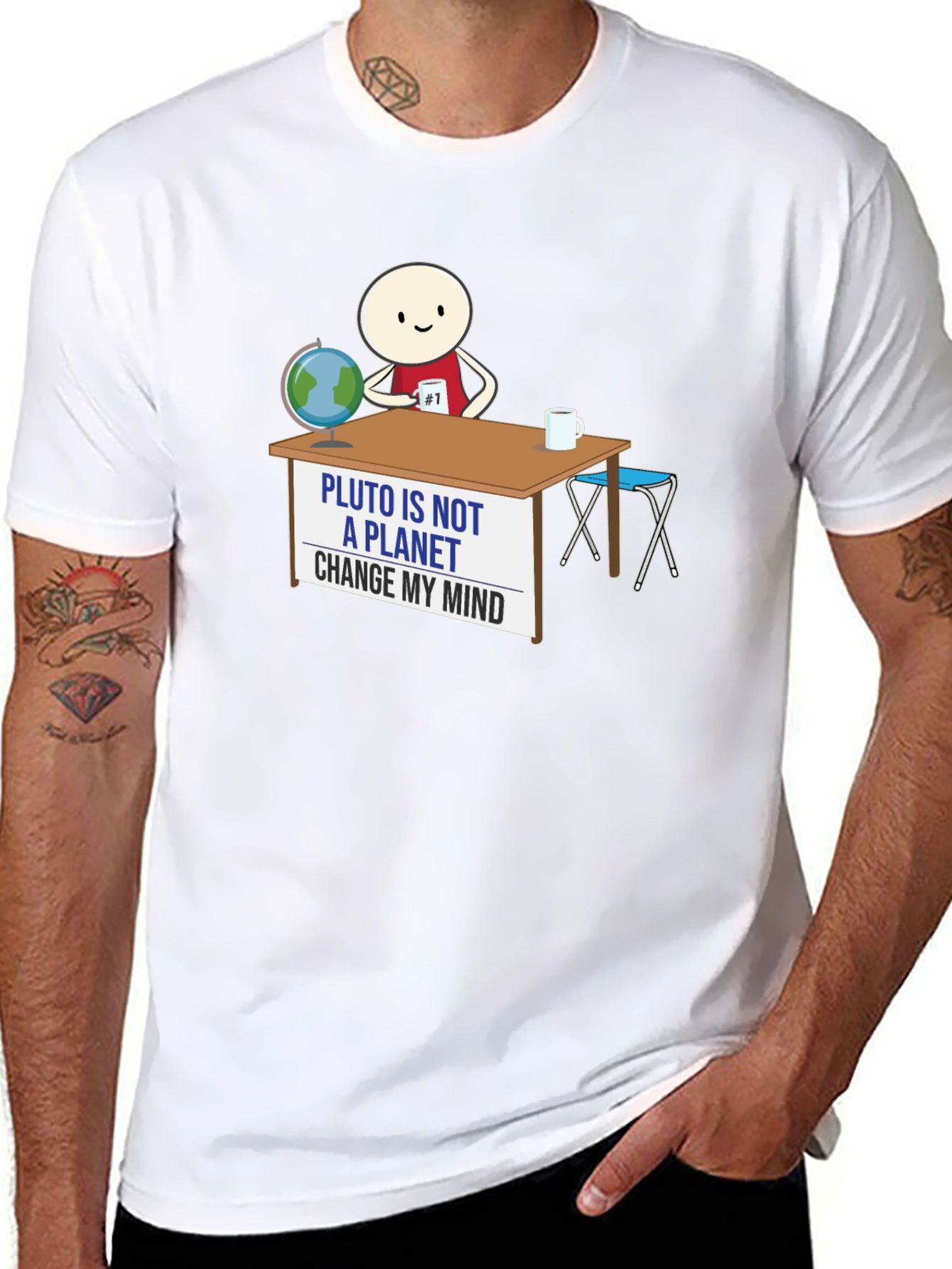 Pluto Debate T-Shirt - Change My Mind Tee