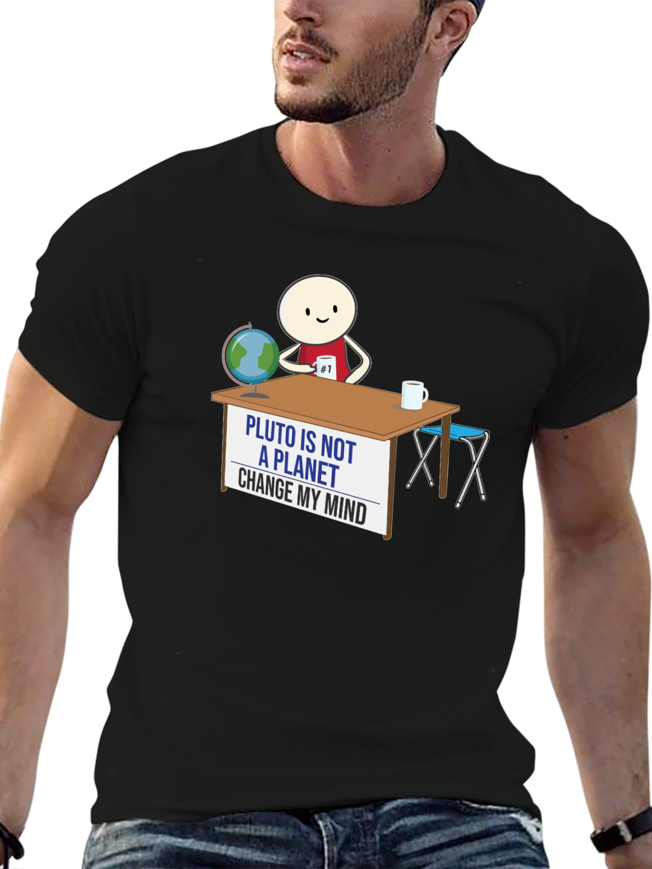 Pluto Debate T-Shirt - Change My Mind Tee