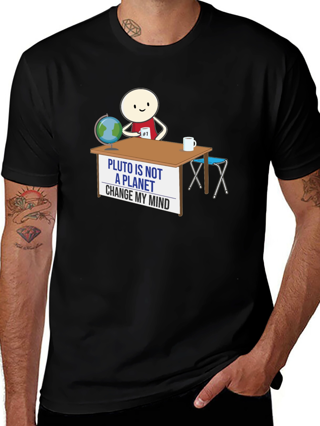 Pluto Debate T-Shirt - Change My Mind Tee