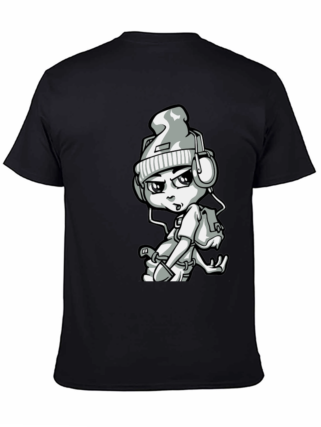 Urban Cartoon Graphic Print Tee