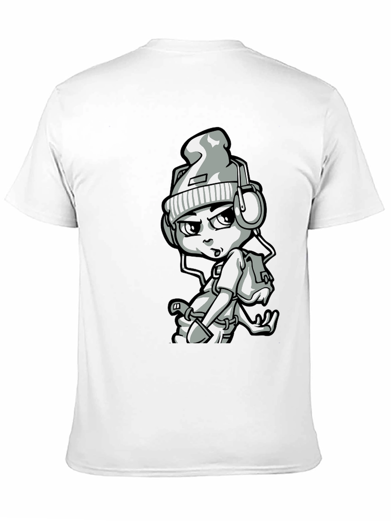 Urban Cartoon Graphic Print Tee