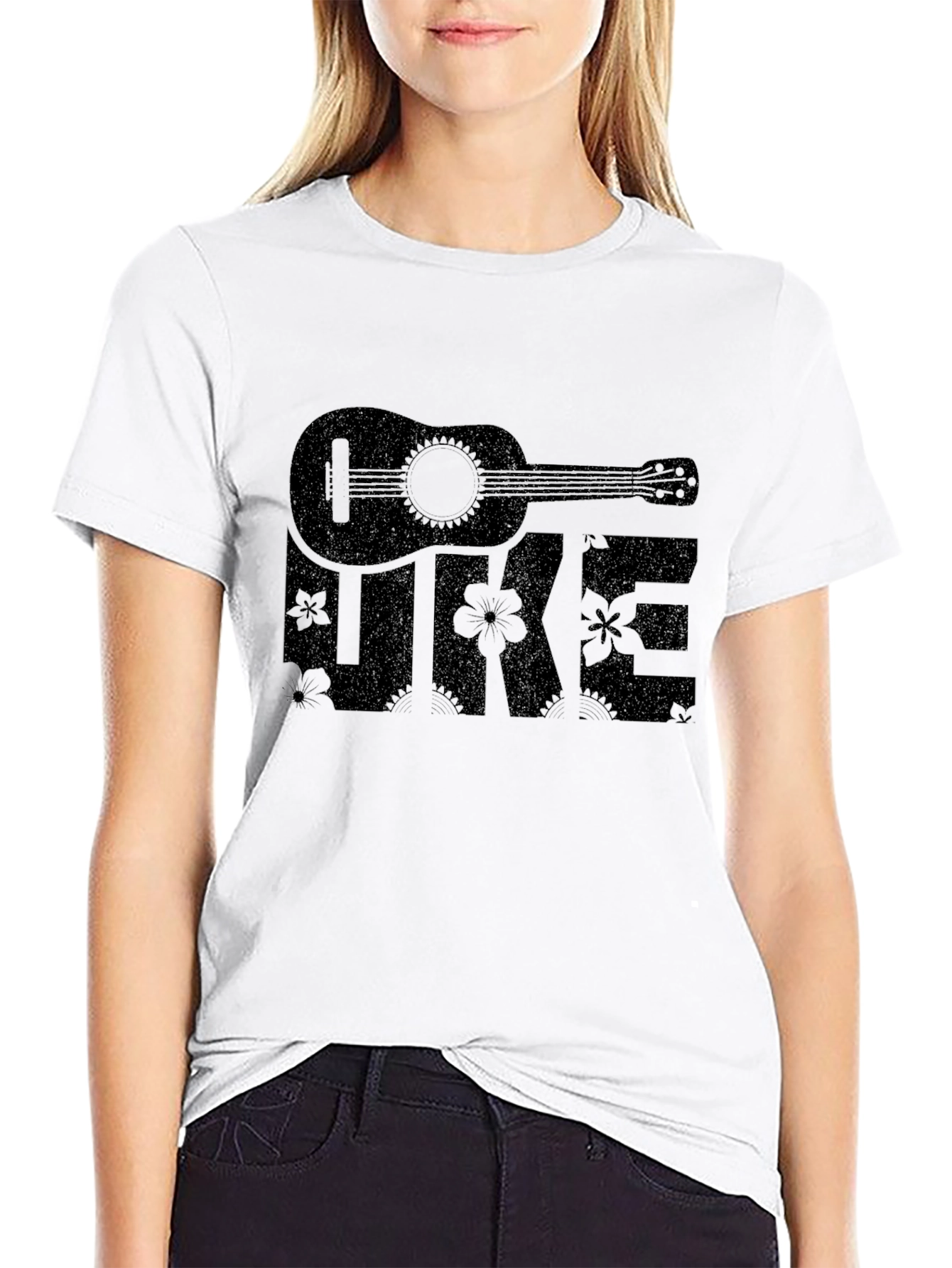 Uke Graphic T-Shirt - Ukulele Design Tee