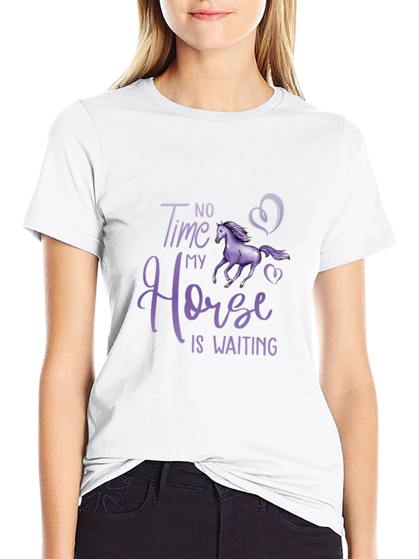 No Time My Horse Is Waiting T-Shirt