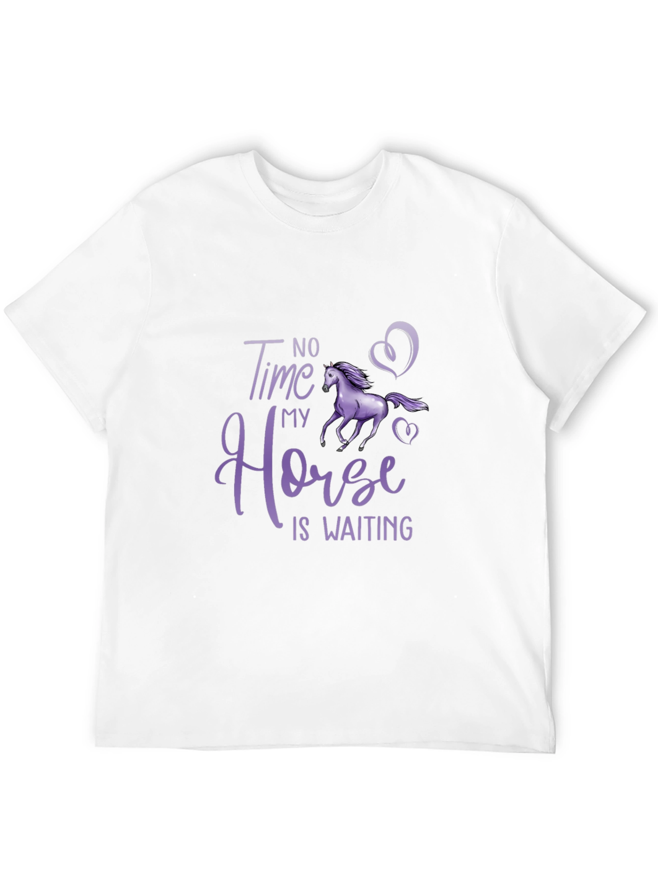 No Time My Horse Is Waiting T-Shirt