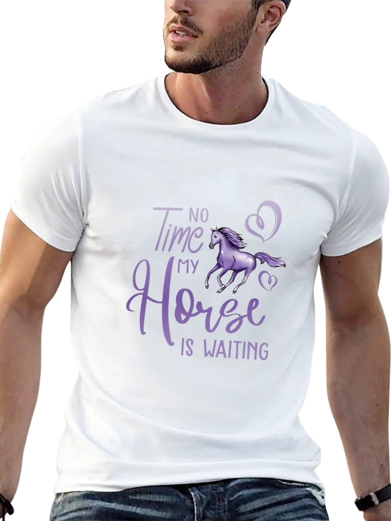 No Time My Horse Is Waiting T-Shirt