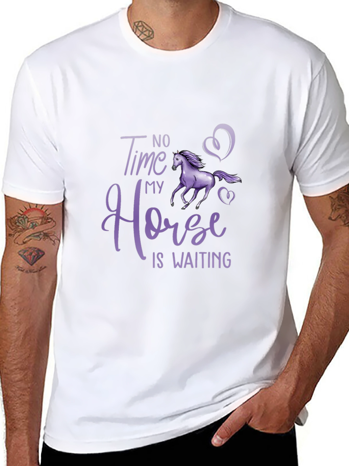 No Time My Horse Is Waiting T-Shirt