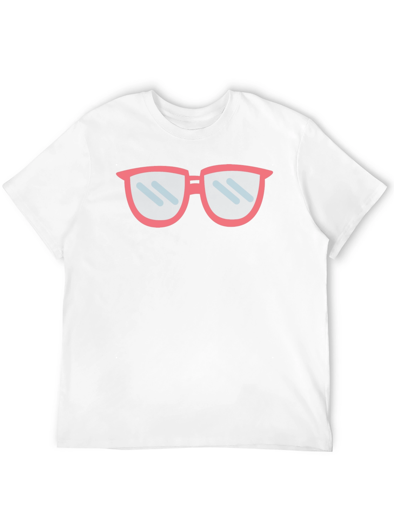 Cool Sunglasses Graphic Tee - Black Cotton Blend