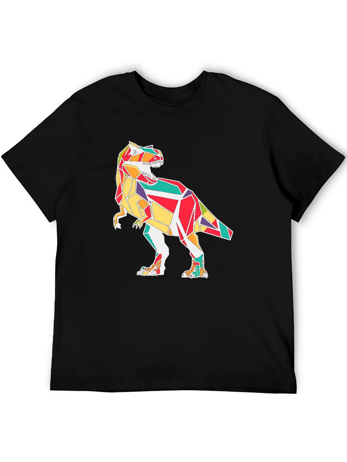 Geometric Dinosaur Graphic Tee