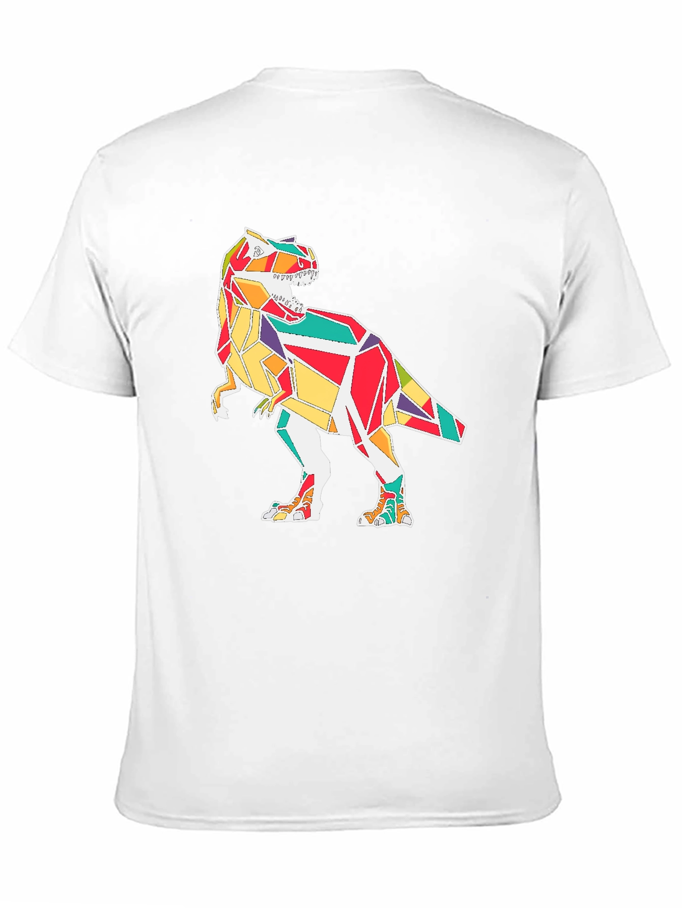 Geometric Dinosaur Graphic Tee