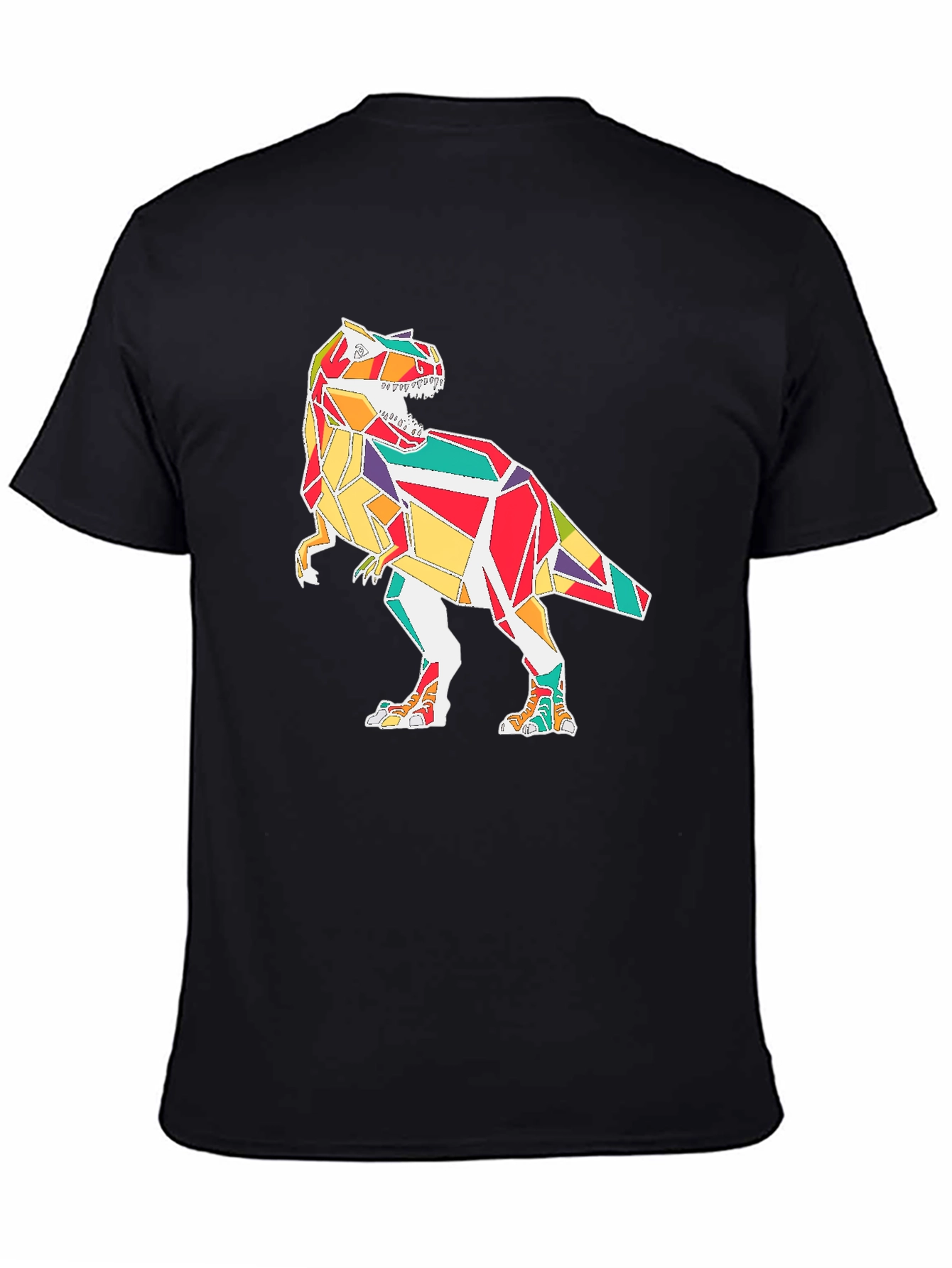 Geometric Dinosaur Graphic Tee