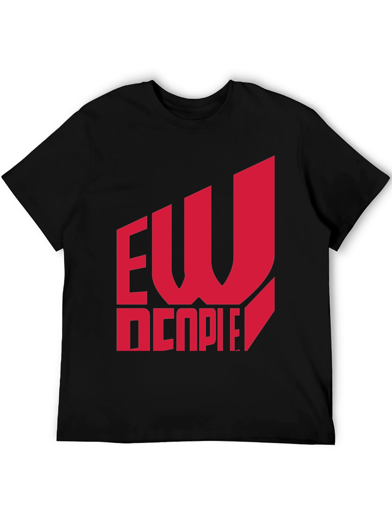 EW Decpie Black Graphic T-Shirt