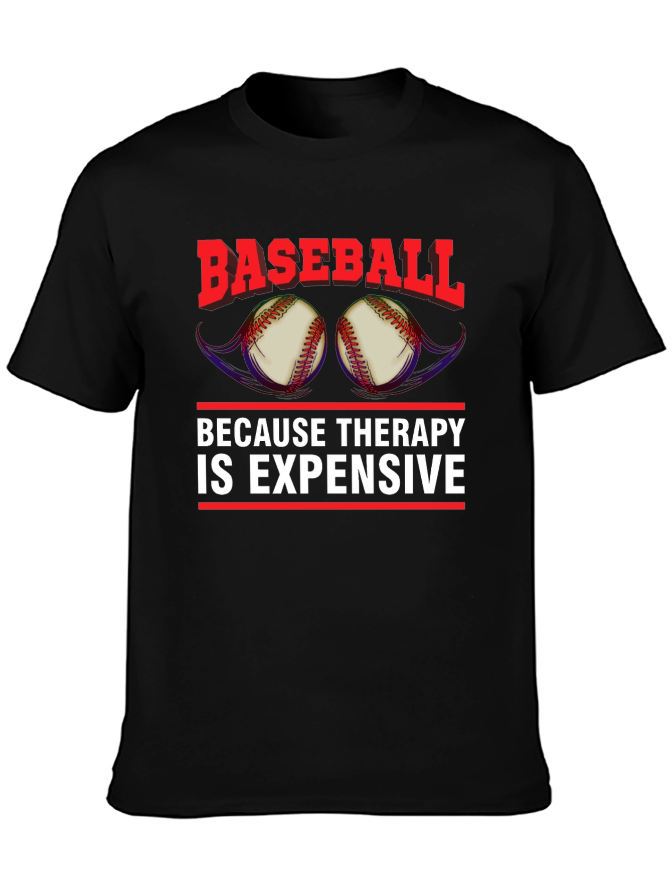 Baseball Therapy Graphic Tee