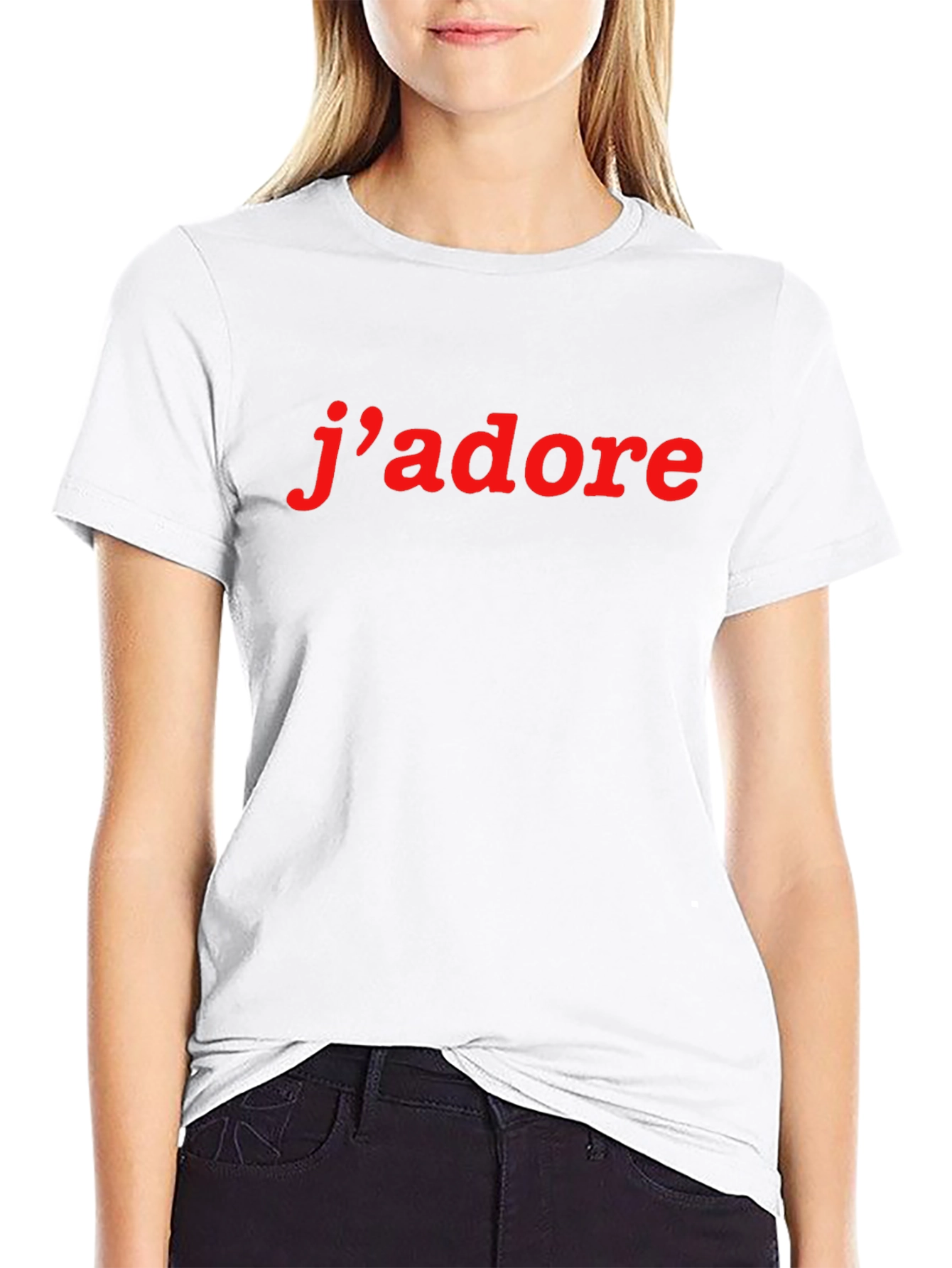 Jadore Graphic T-Shirt - Trendy Casual Tee
