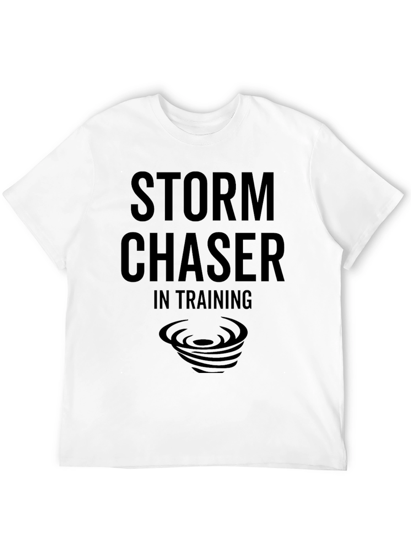 Storm Chaser in Training Black T-Shirt