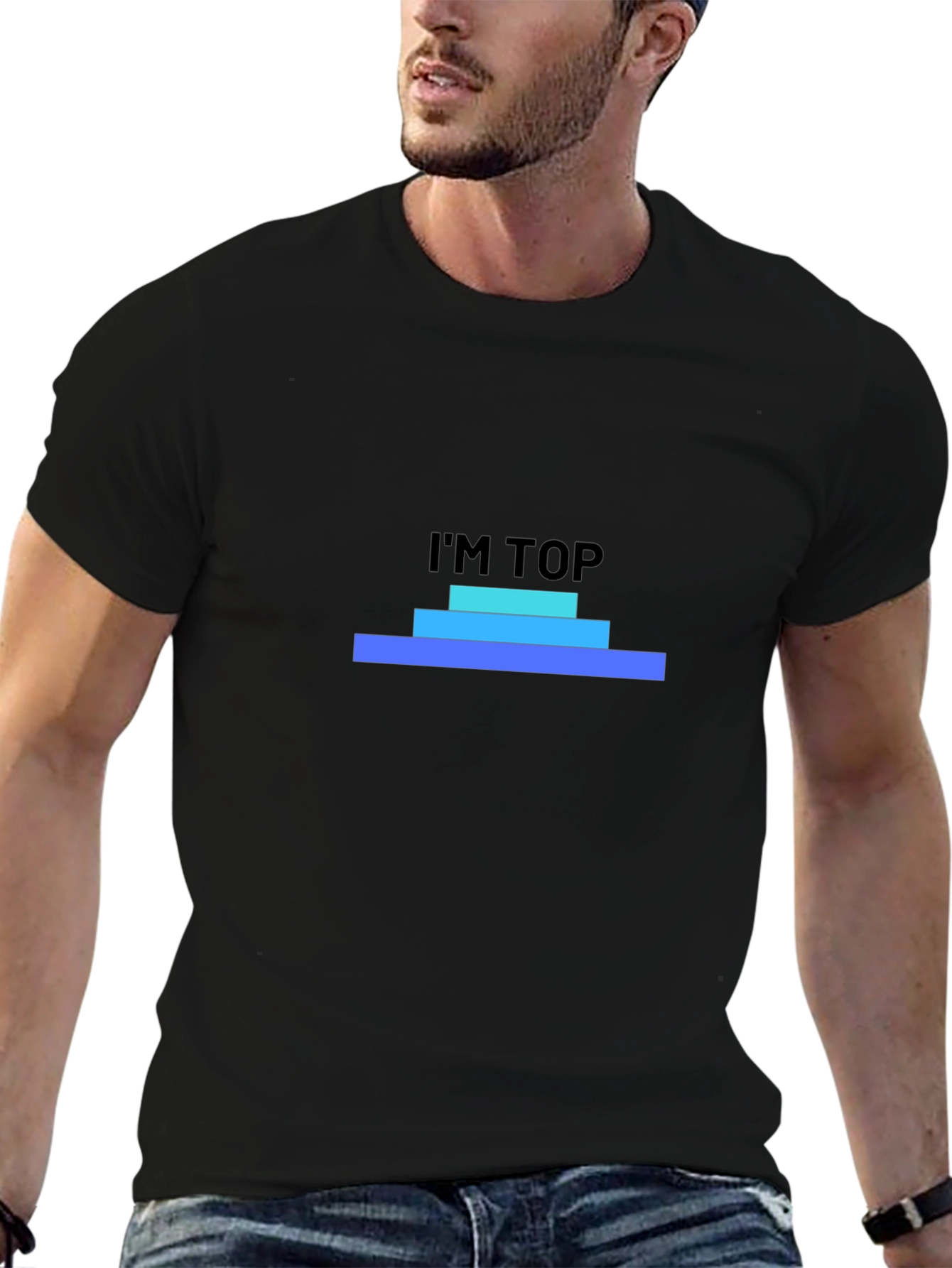 Im Top Black T-Shirt