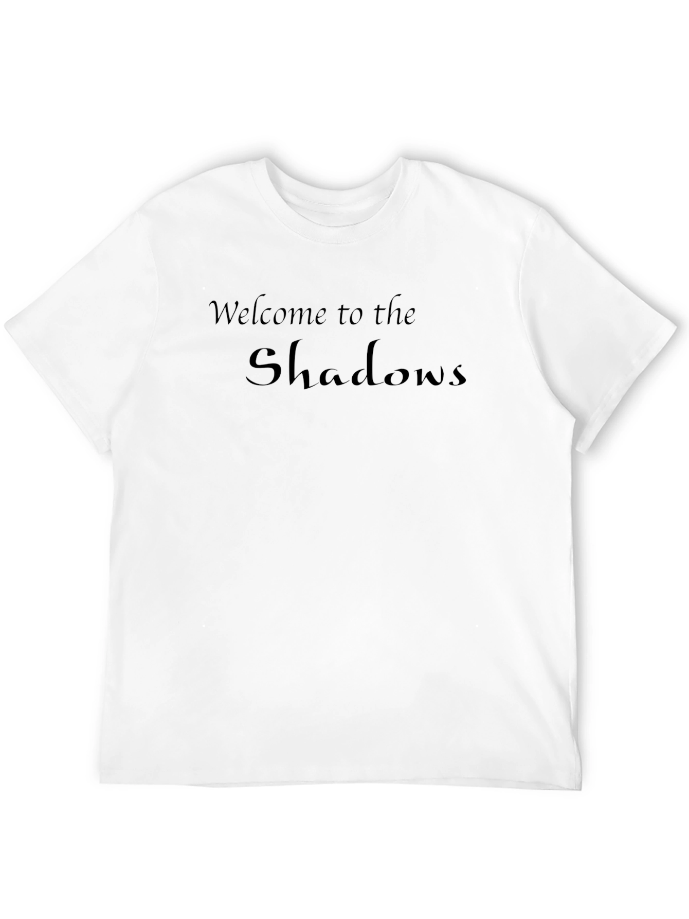 Welcome to the Shadows Black Graphic Tee