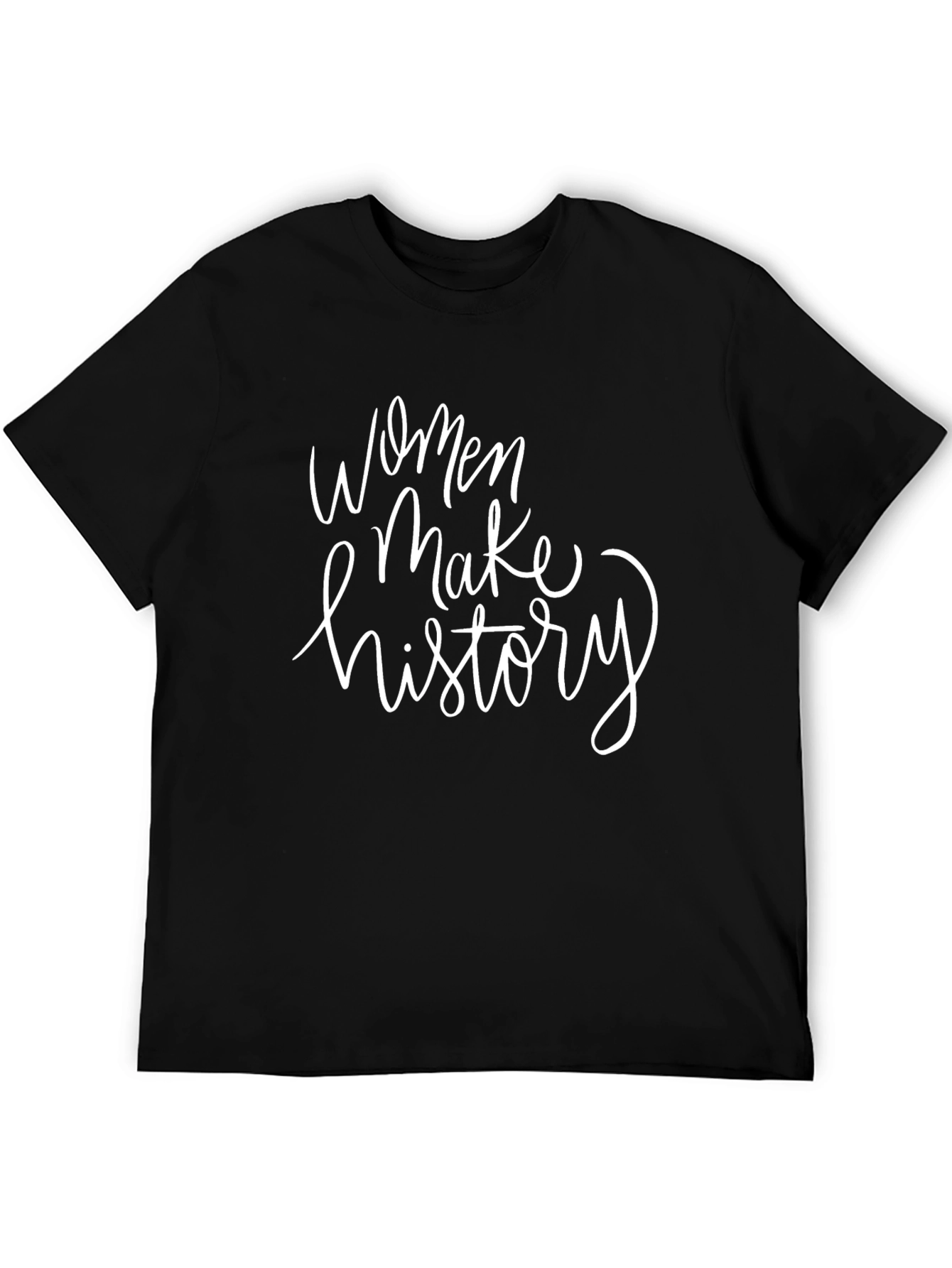 Women Make History Graphic Tee - Black