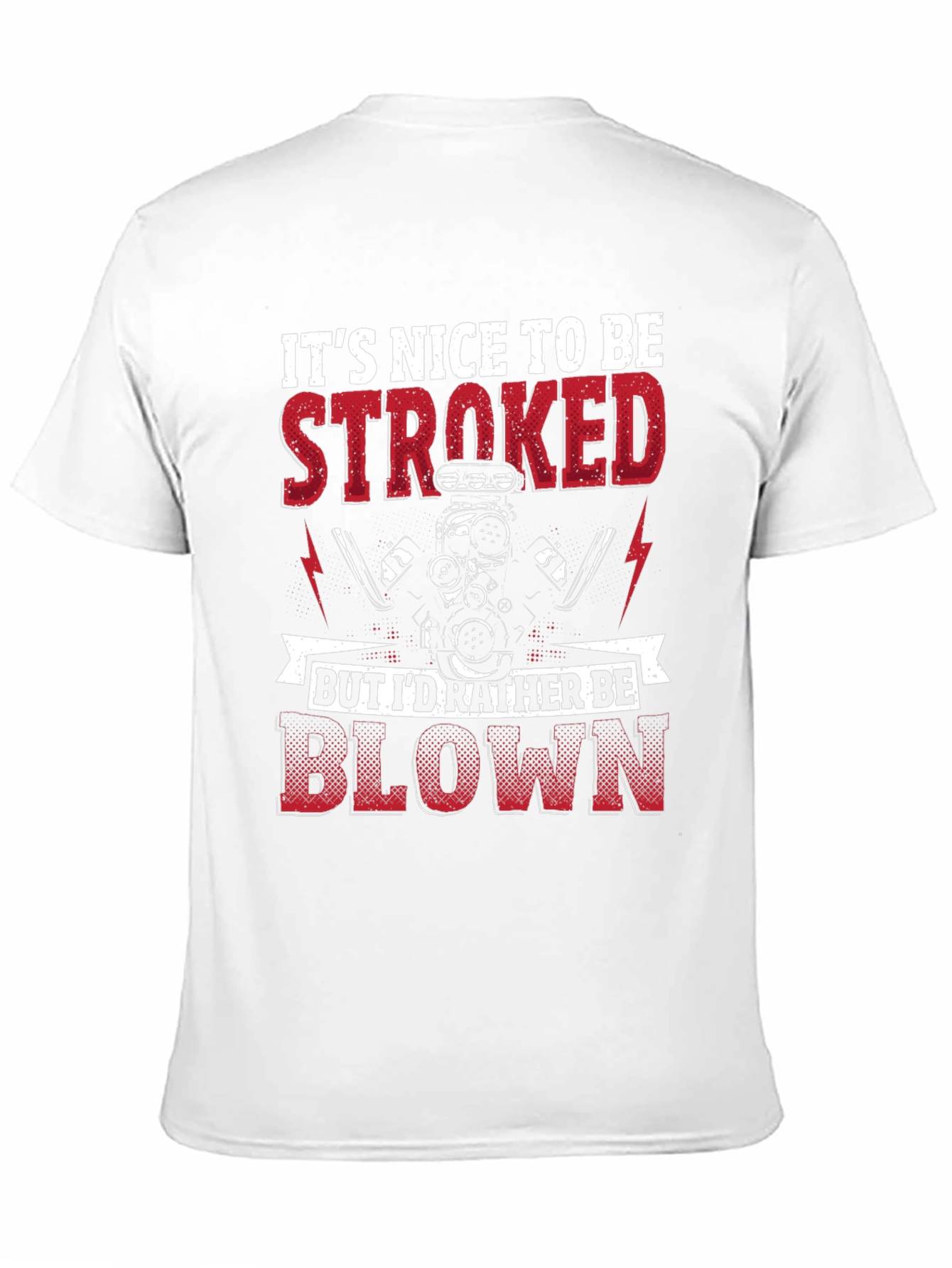 Its Nice To Be Stroked Funny Car T-Shirt