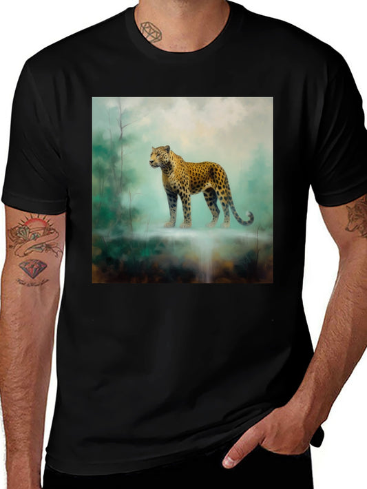 Leopard Print T-Shirt - Wildlife Design