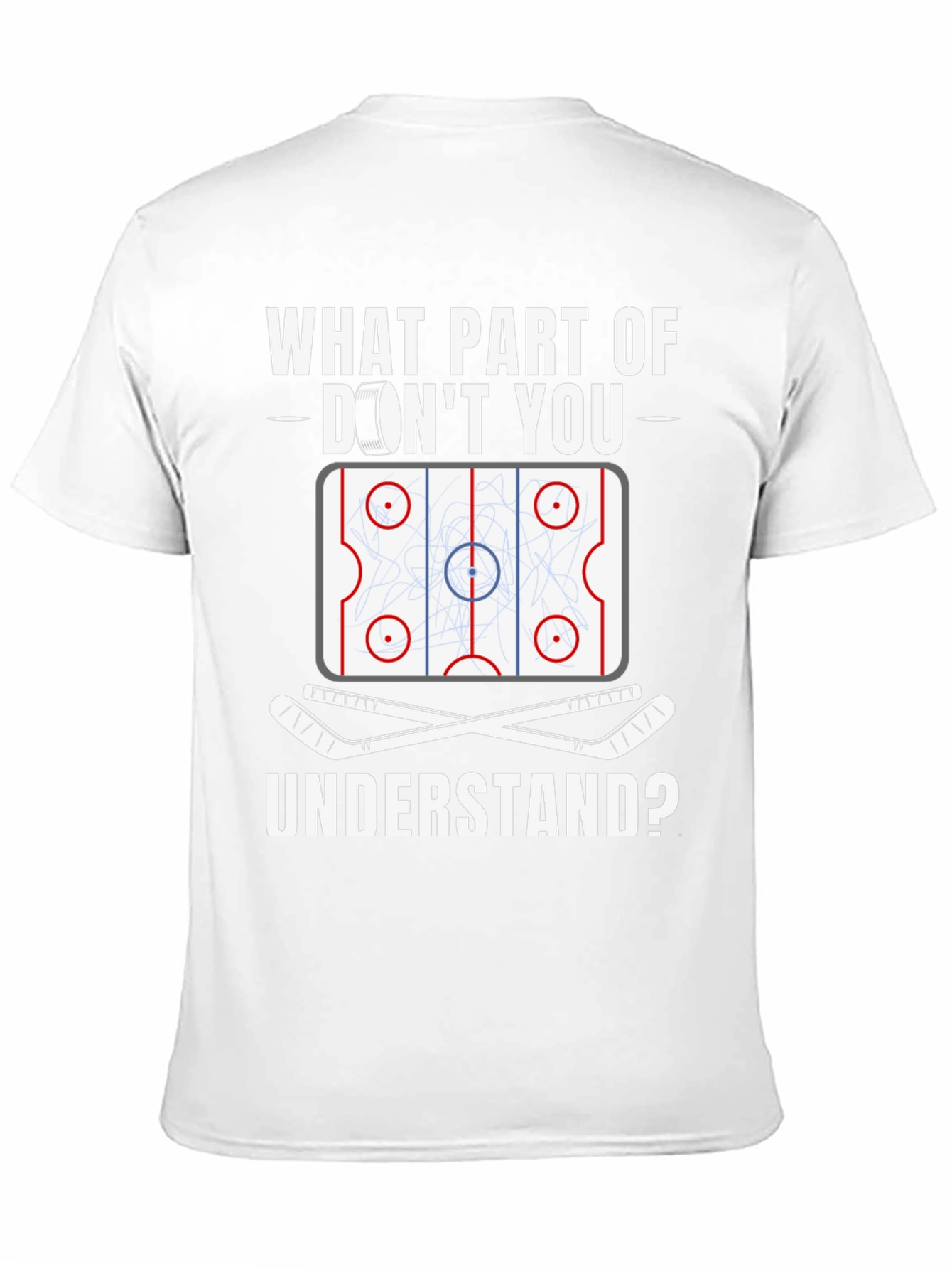 Hockey Lover Graphic Tee: What Part Dont You Understand?