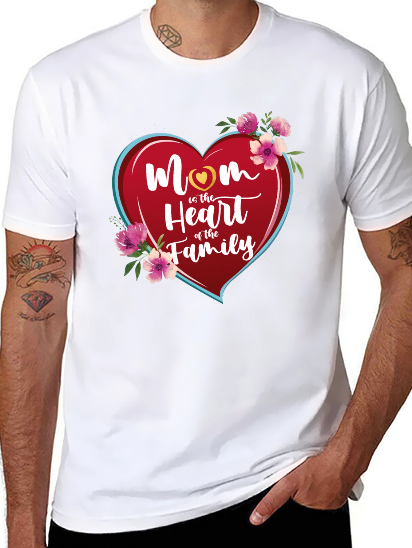 Mom Heart of the Family Graphic Tee