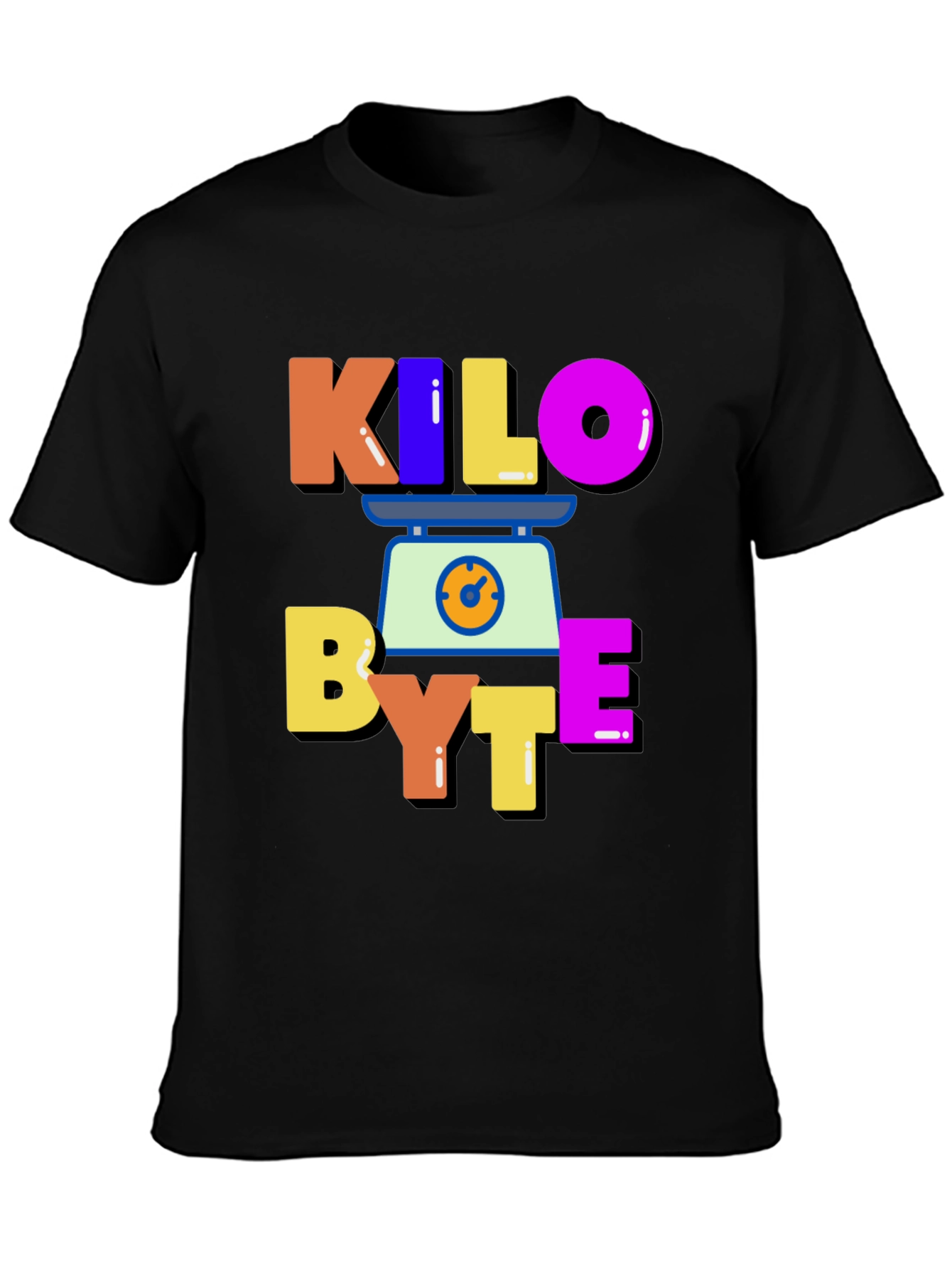 Kilobyte Scale Funny Geeky T-Shirt