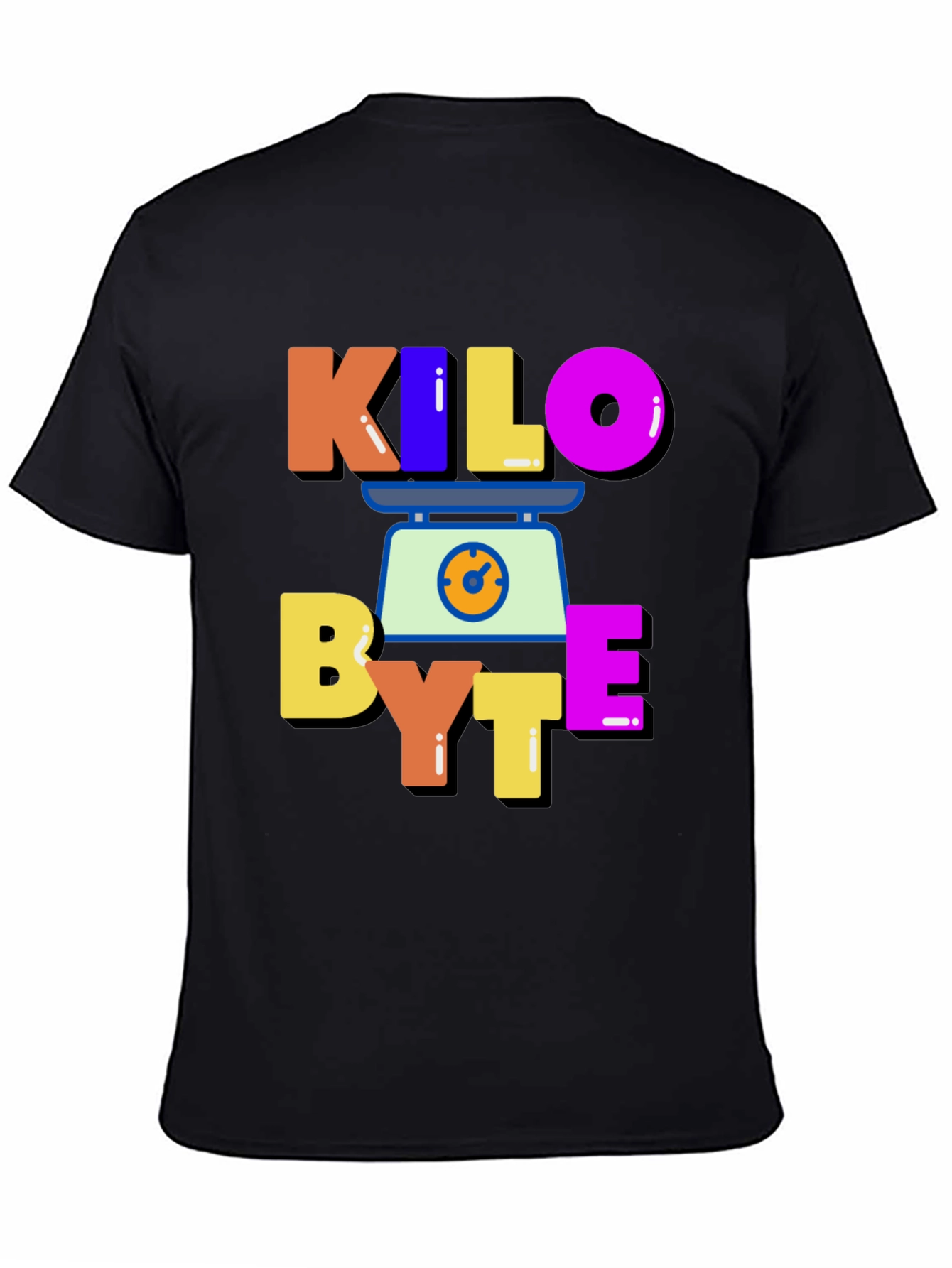 Kilobyte Scale Funny Geeky T-Shirt