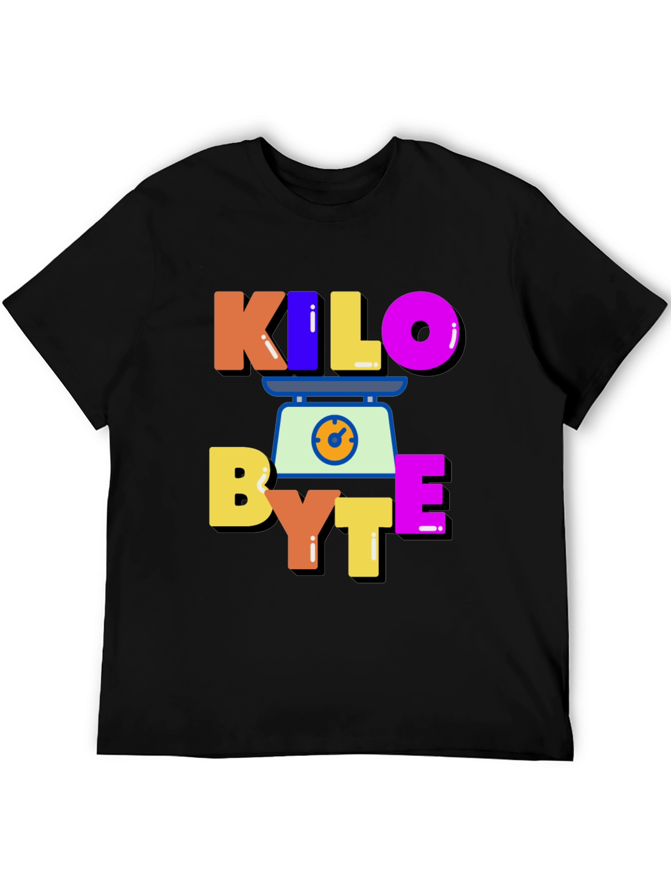 Kilobyte Scale Funny Geeky T-Shirt