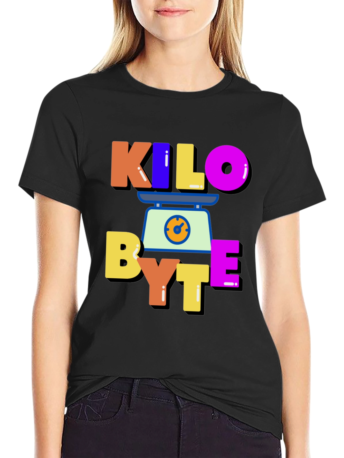 Kilobyte Scale Funny Geeky T-Shirt