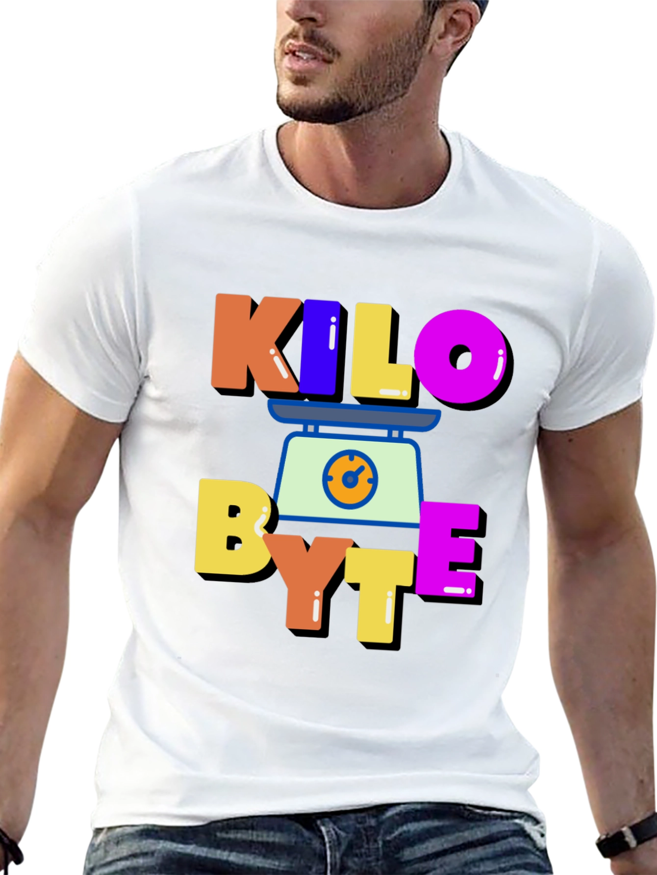 Kilobyte Scale Funny Geeky T-Shirt