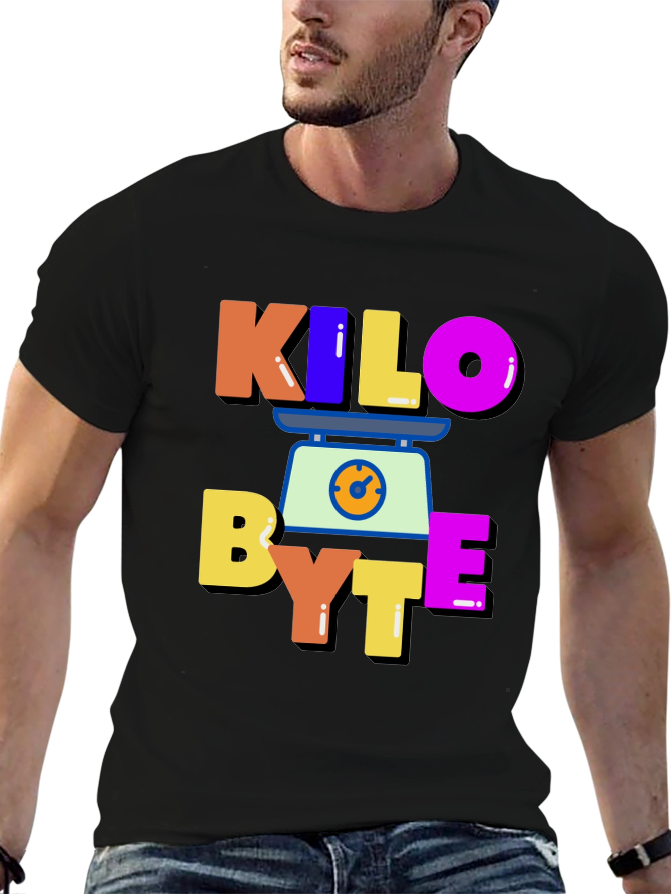 Kilobyte Scale Funny Geeky T-Shirt