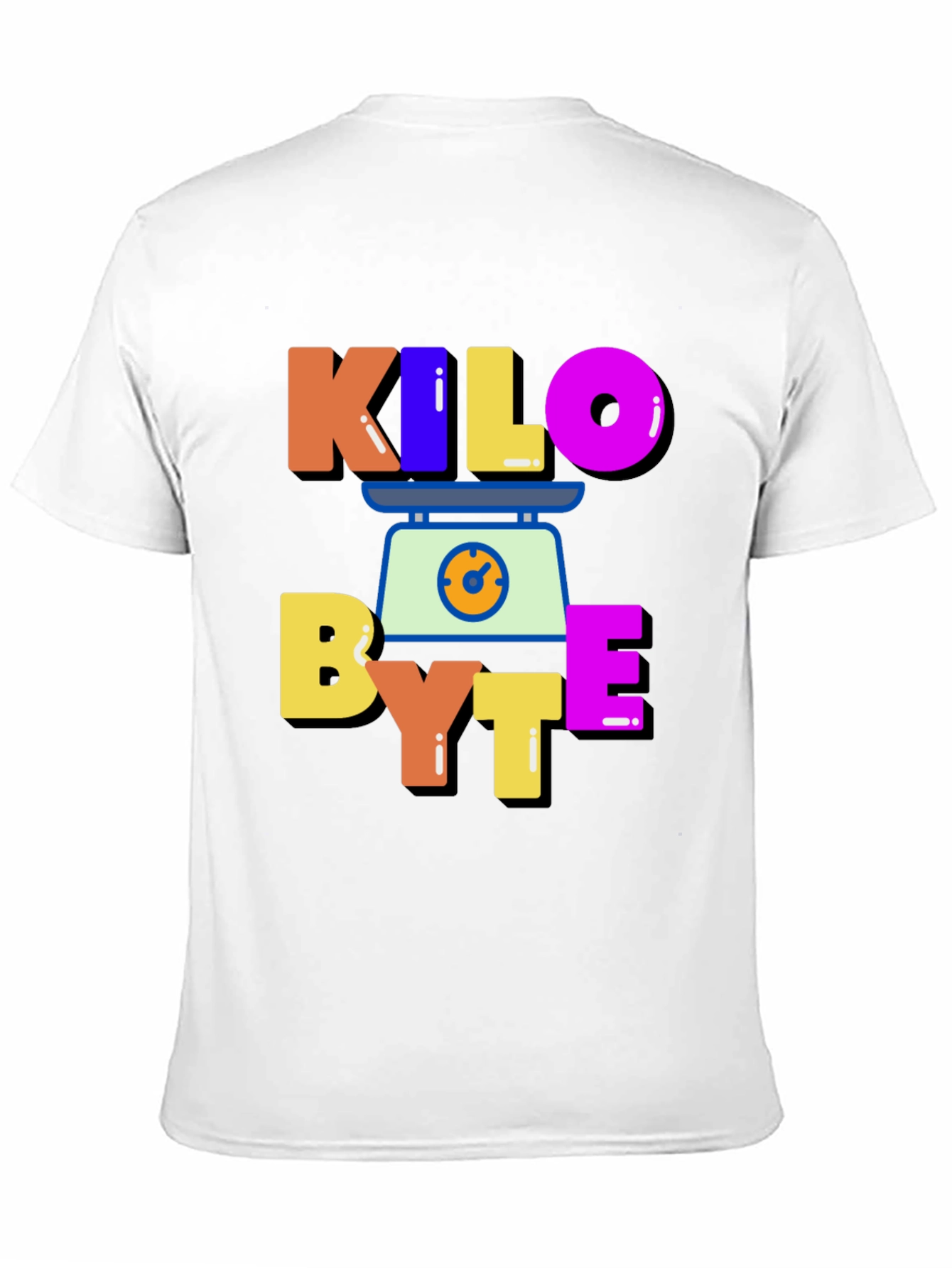 Kilobyte Scale Funny Geeky T-Shirt