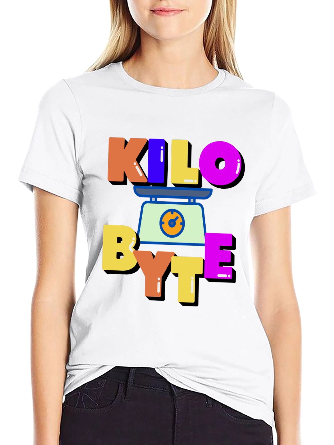 Kilobyte Scale Funny Geeky T-Shirt
