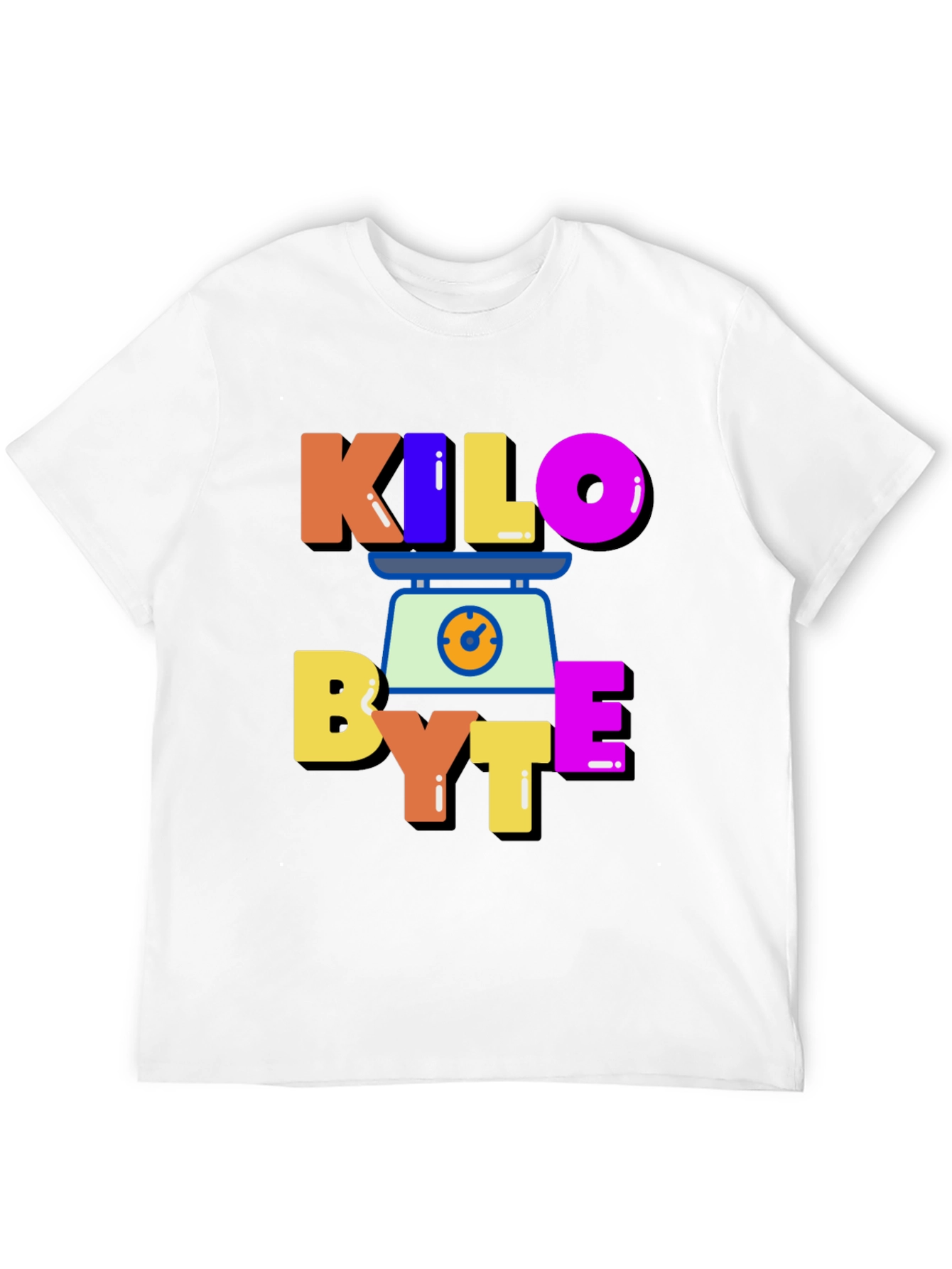 Kilobyte Scale Funny Geeky T-Shirt