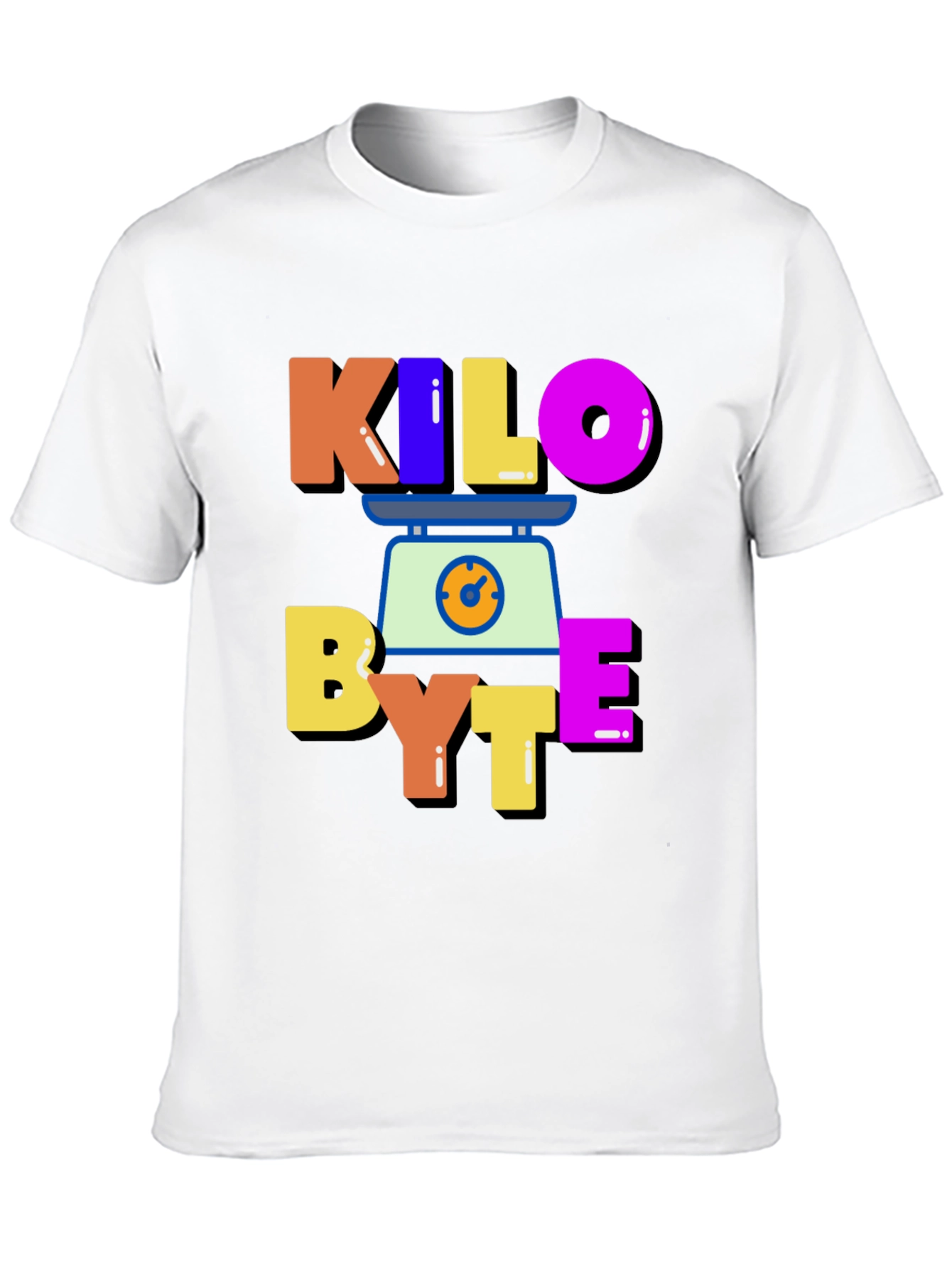Kilobyte Scale Funny Geeky T-Shirt