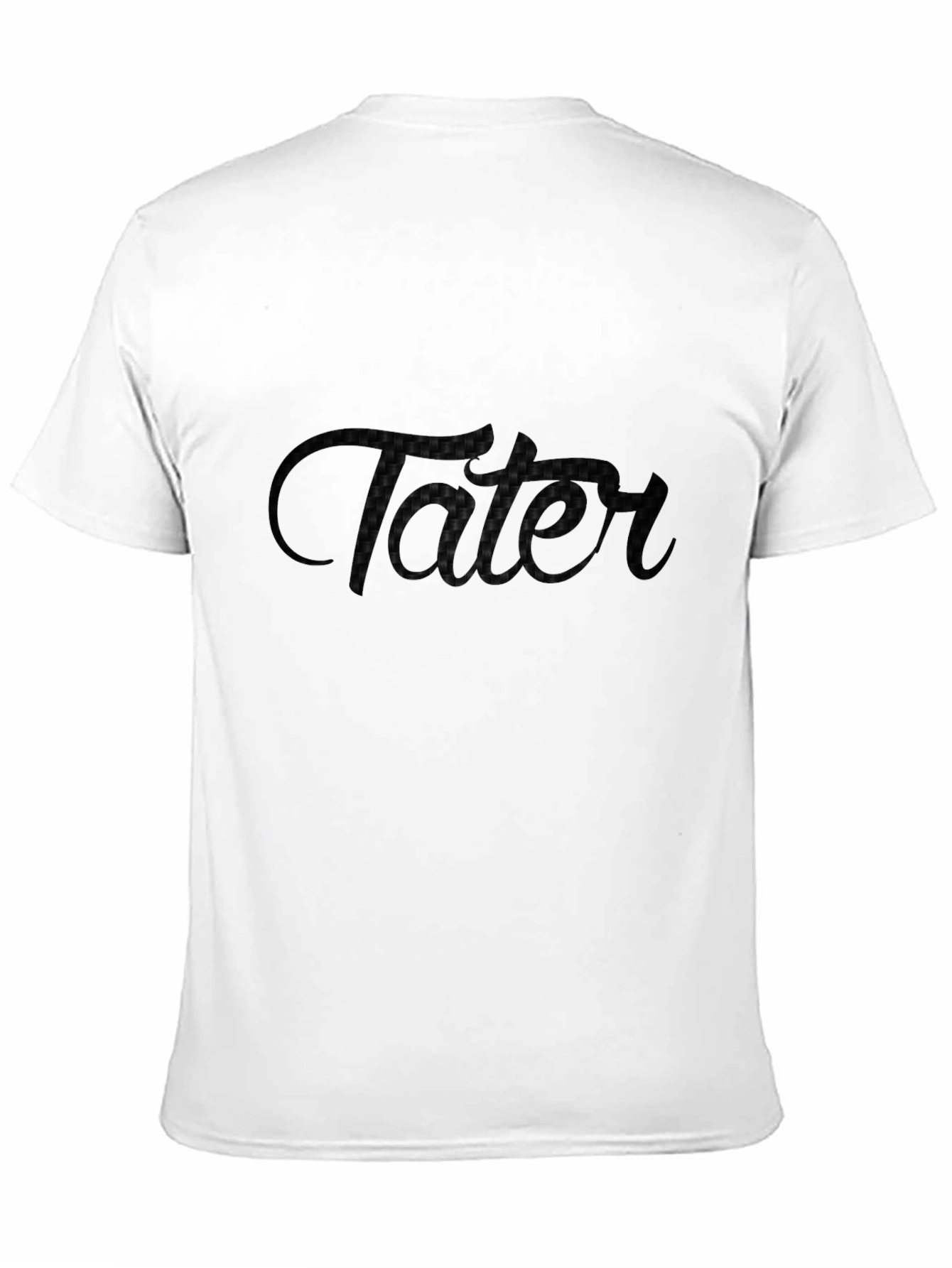 Mens Black Tater Graphic Tee