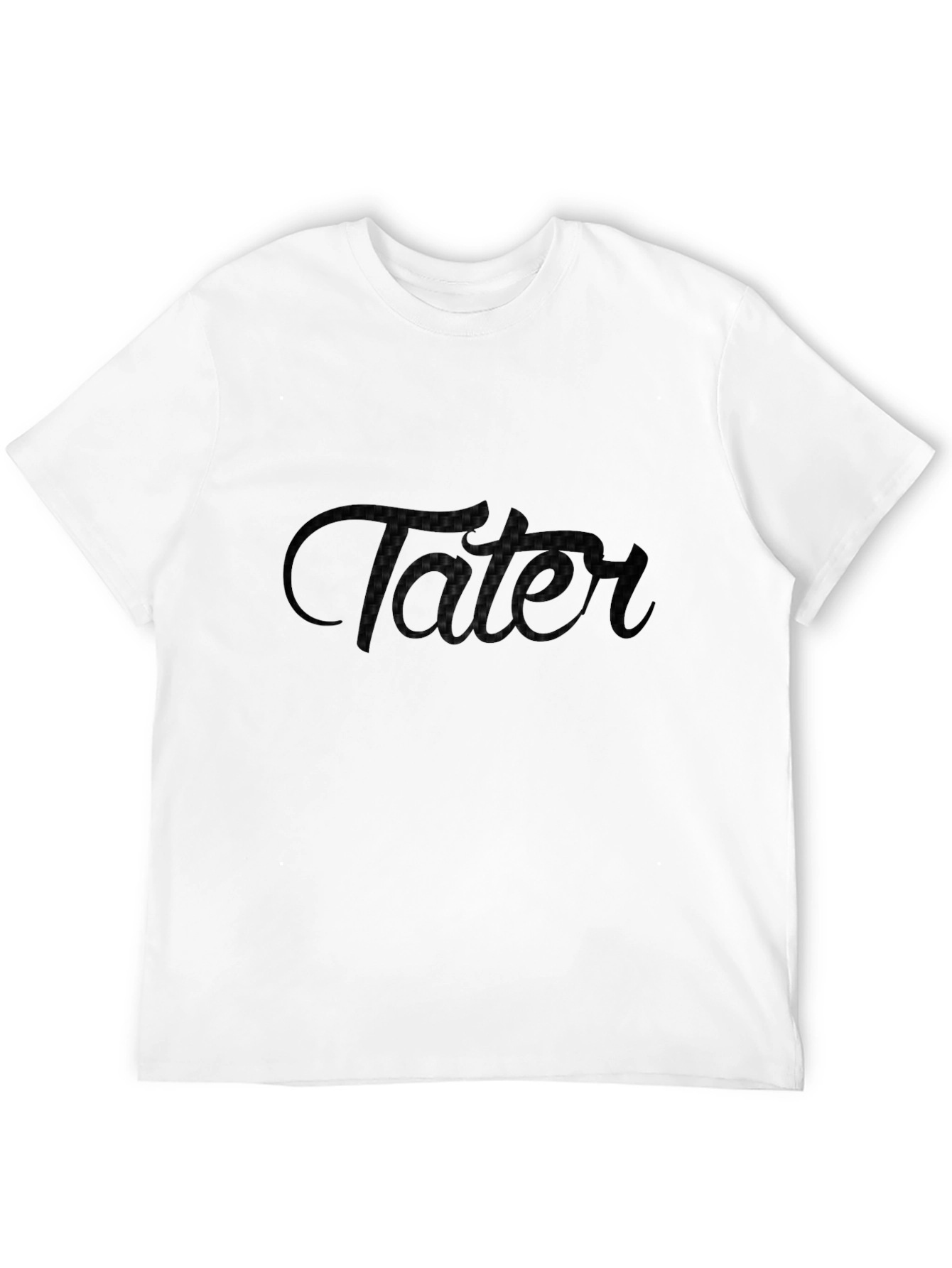 Mens Black Tater Graphic Tee