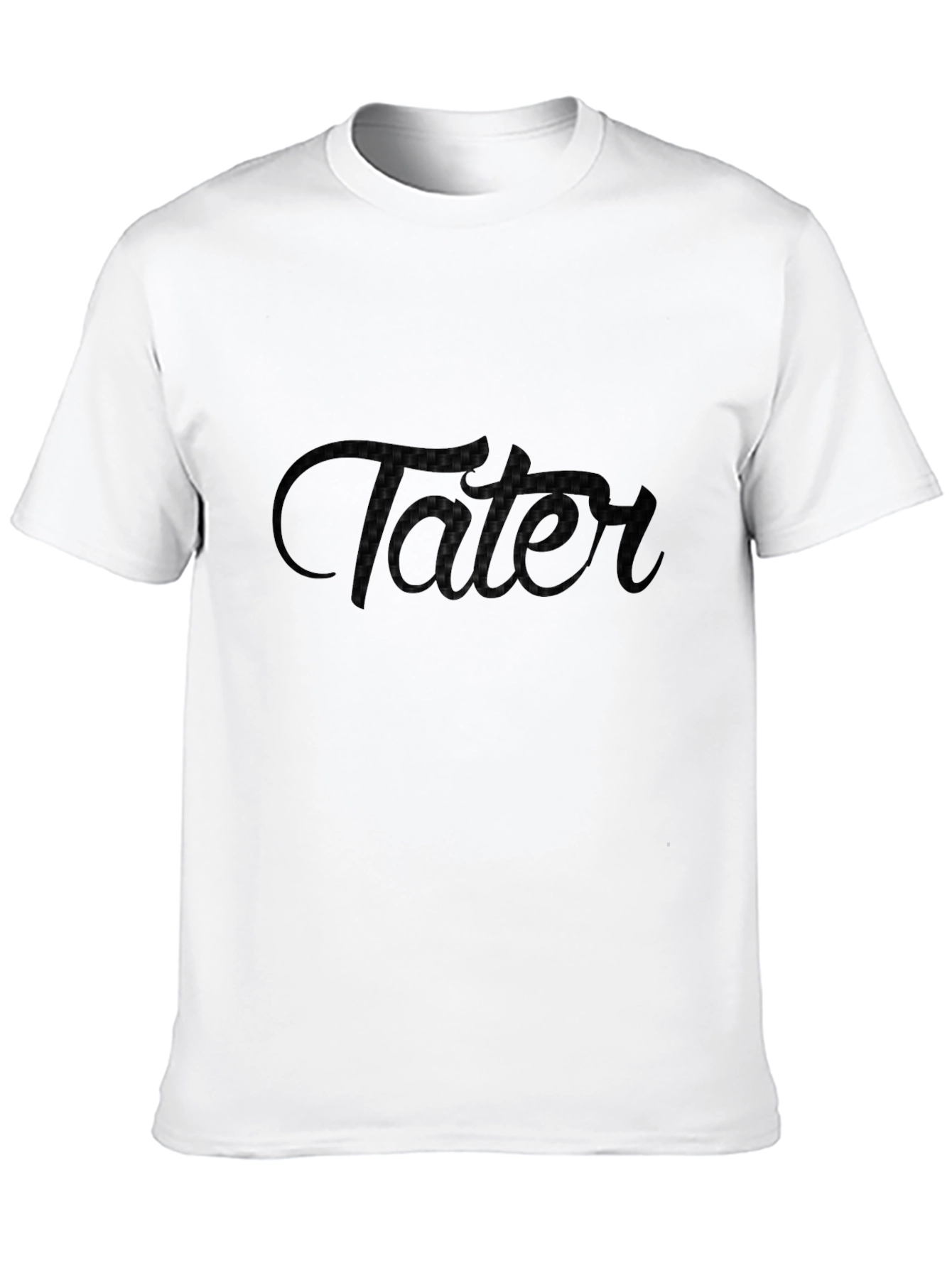Mens Black Tater Graphic Tee