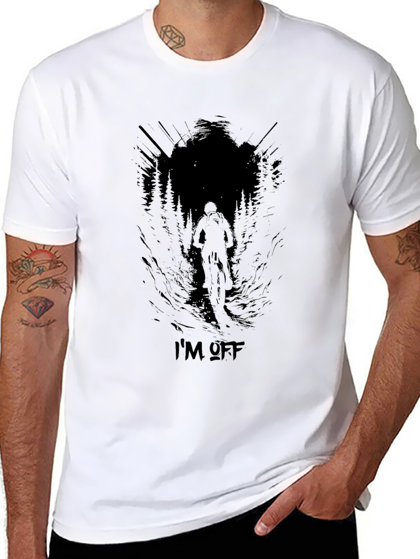Im Off - Mountain Biker Graphic Tee